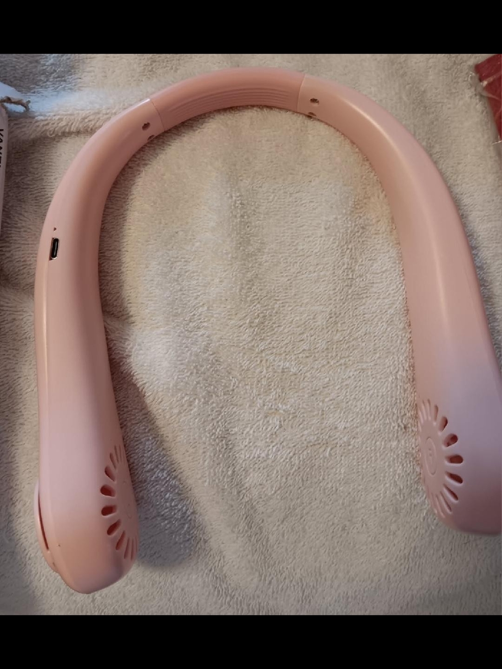 NEW In Box Pink High-Speed Neck Fan - Picture 3 of 5